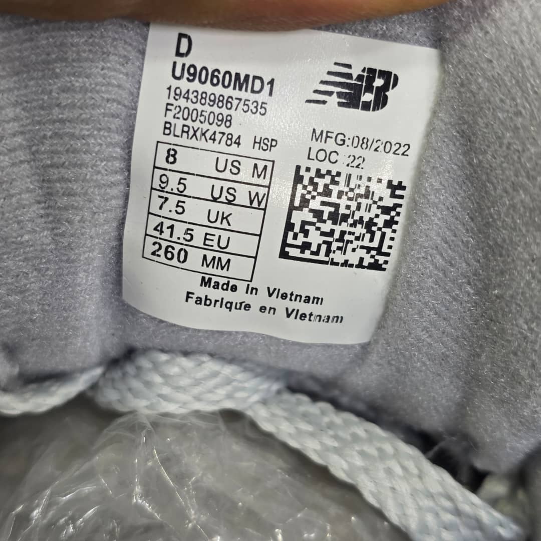 کتونی نیوبالانس 9060 ویتنامی وارداتی  - سایز 40 تا 45 - Newbalance 9060