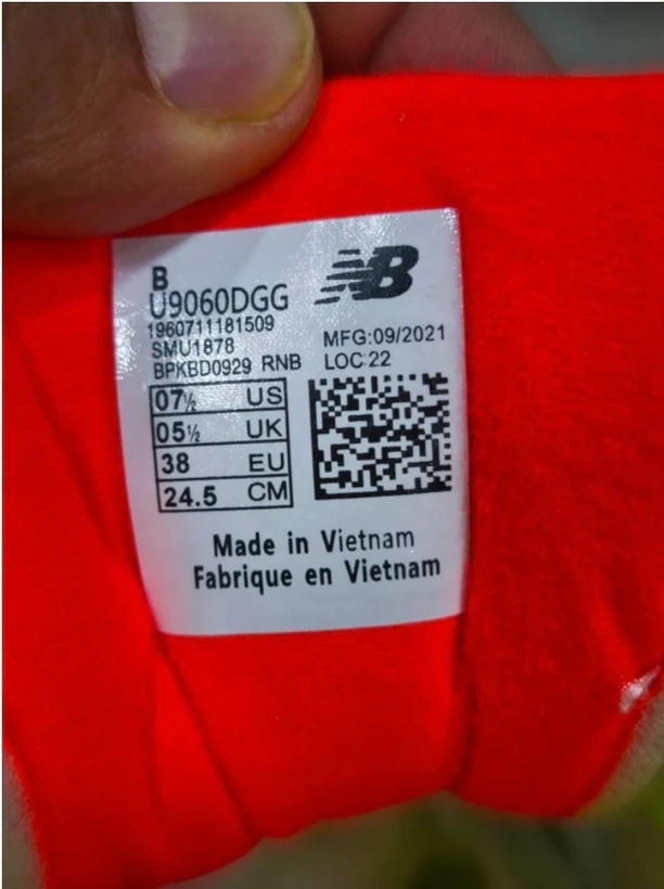 کتونی نیوبالانس 9060 ویتنامی وارداتی  - سایز 38 تا 45 - Newbalance 9060