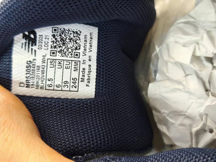 کتونی نیوبالانس 530v3 زیره بالانسیاگا ویتنامی وارداتی - سایز 37 تا 40 - Newbalance 530v3