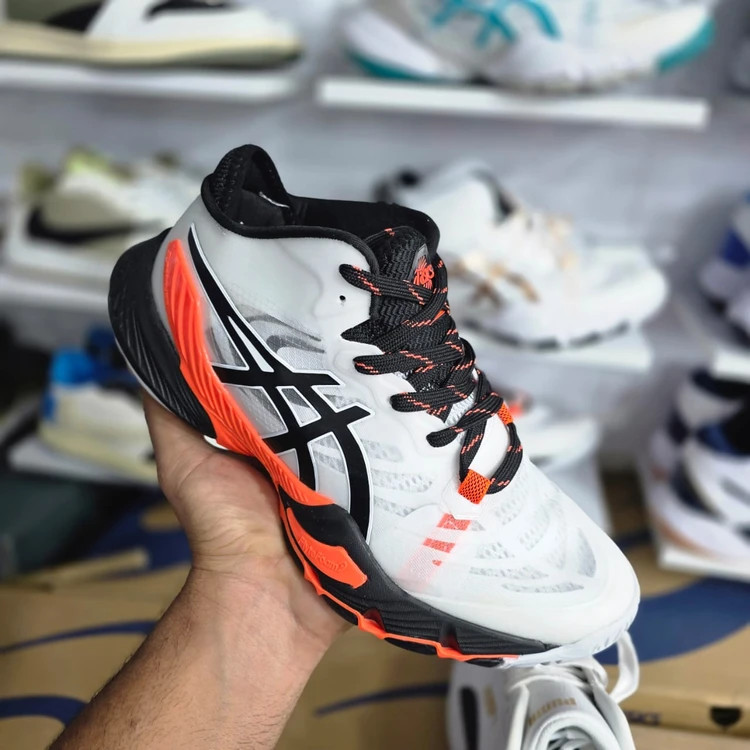 کتونی آسیکس مناسب والیبال، بدمینتون، تنیس، پدل ویتنامی وارداتی - سایز 40 تا 44 - Asics Metarise