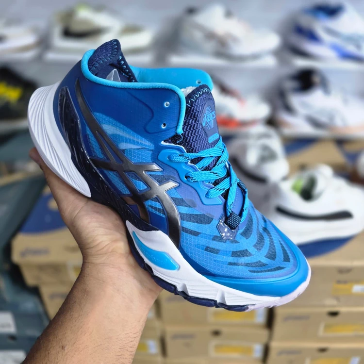 کتونی آسیکس مناسب والیبال، بدمینتون، تنیس، پدل ویتنامی وارداتی - سایز 40 تا 44 - Asics Metarise