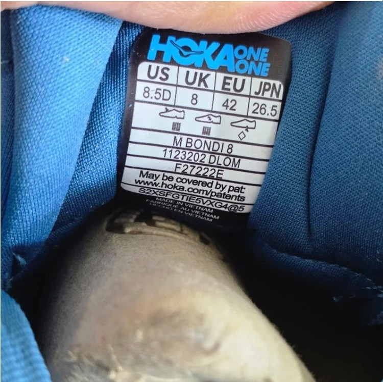 کتونی هوکا باندی 8 ویتنامی وارداتی - سایز 40 تا 45 - Hoka Bondi 8