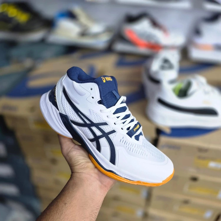 کتونی آسیکس مناسب والیبال، بدمینتون، تنیس، پدل ویتنامی وارداتی - سایز 40 تا 45 - Asics Indoor Sky Elite FF 2