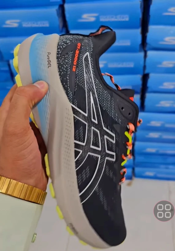 کتونی اسیکس جی تی 2000 12 ویتنامی وارداتی/سایز 39 الی 45/Asics GT-2000 12/ فروش عمده و تک