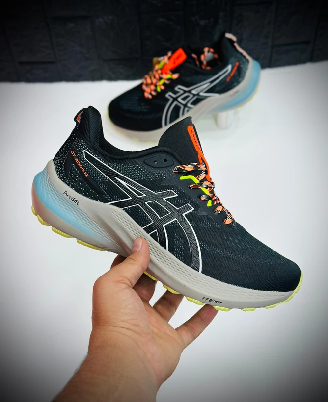 کتونی اسیکس جی تی 2000 12 ویتنامی وارداتی/سایز 39 الی 45/Asics GT-2000 12/ فروش عمده و تک
