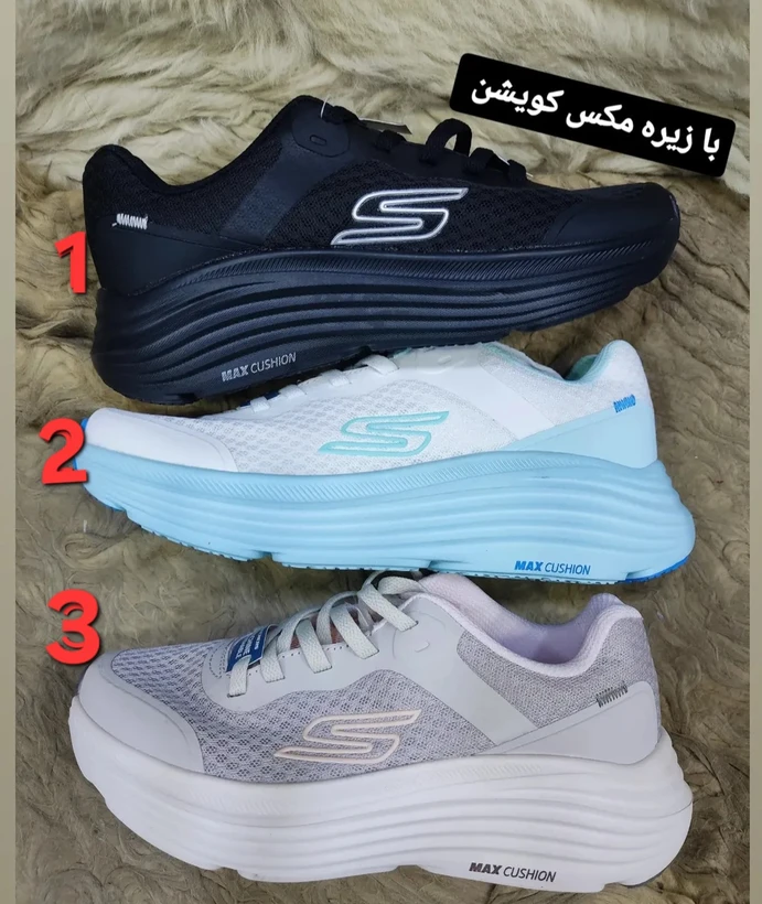 کتونی اسکیچرز ویتنامی وارداتی  - سایز 37 تا 40 - Skechers GOwalk Max Cushioning