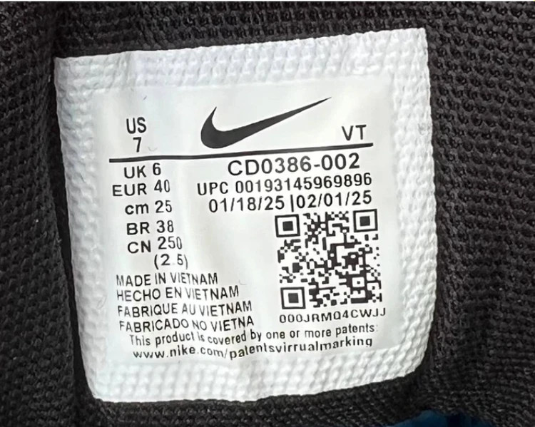 کتونی نایکی ایر ومرو 18 ویتنامی وارداتی - سایز 37 تا 40 - Nike Air Vomero 18