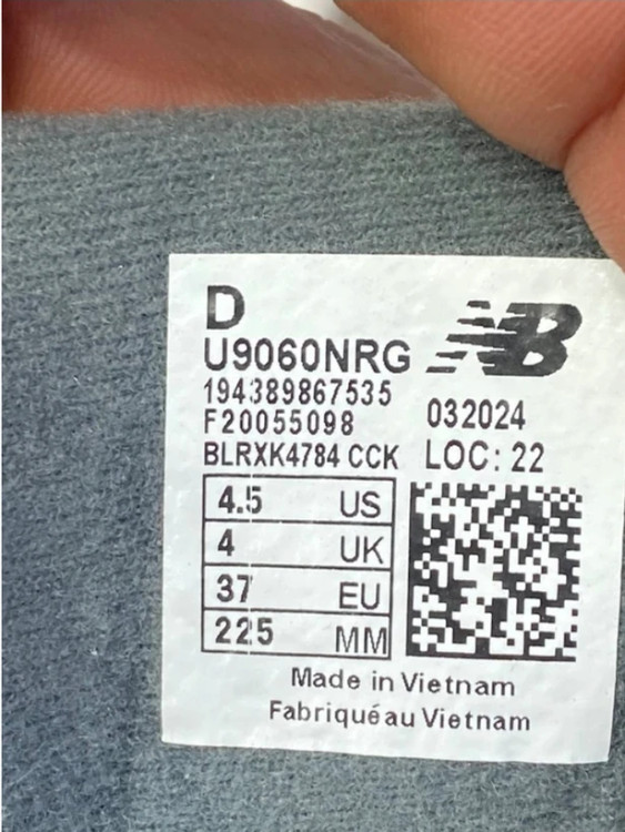 کتونی نیوبالانس 9060 ویتنامی وارداتی - سایز 37 تا 45 - Newbalance 9060