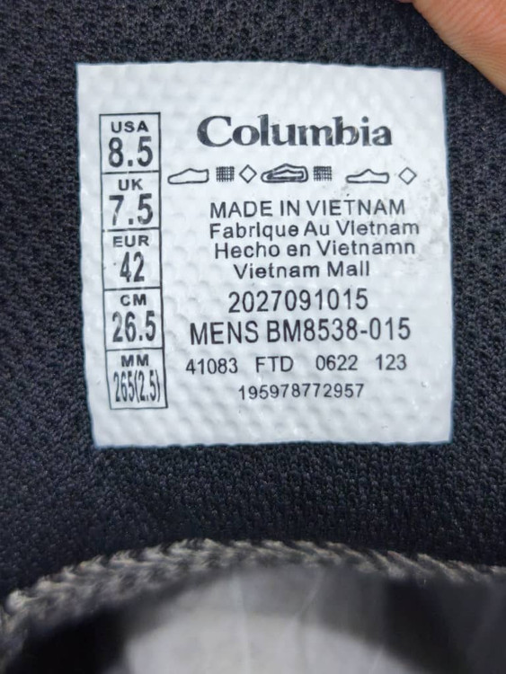 کتونی کلمبیا فست 75 ضدآب - سایز 40 تا 45 - Columbia Facet 75 Outdry