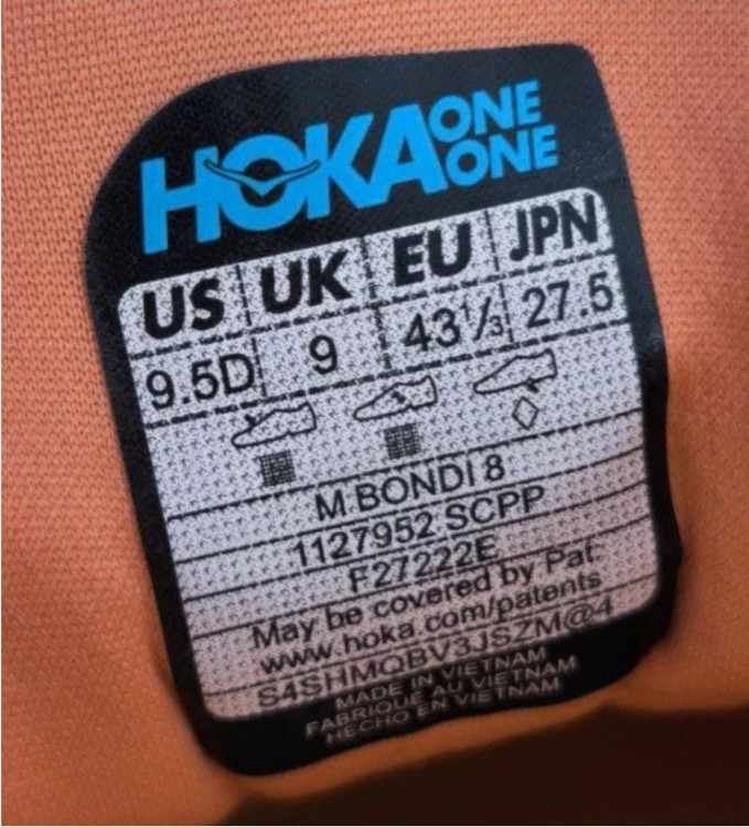 کتونی هوکا باندی 8 ویتنامی وارداتی - سایز 40 تا 45 - Hoka Bondi 8
