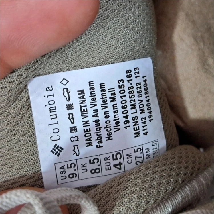 کتونی کلمبیا طبیعت گردی و ضدآب - سایز 40 تا 45 - Columbia GORE-TEX