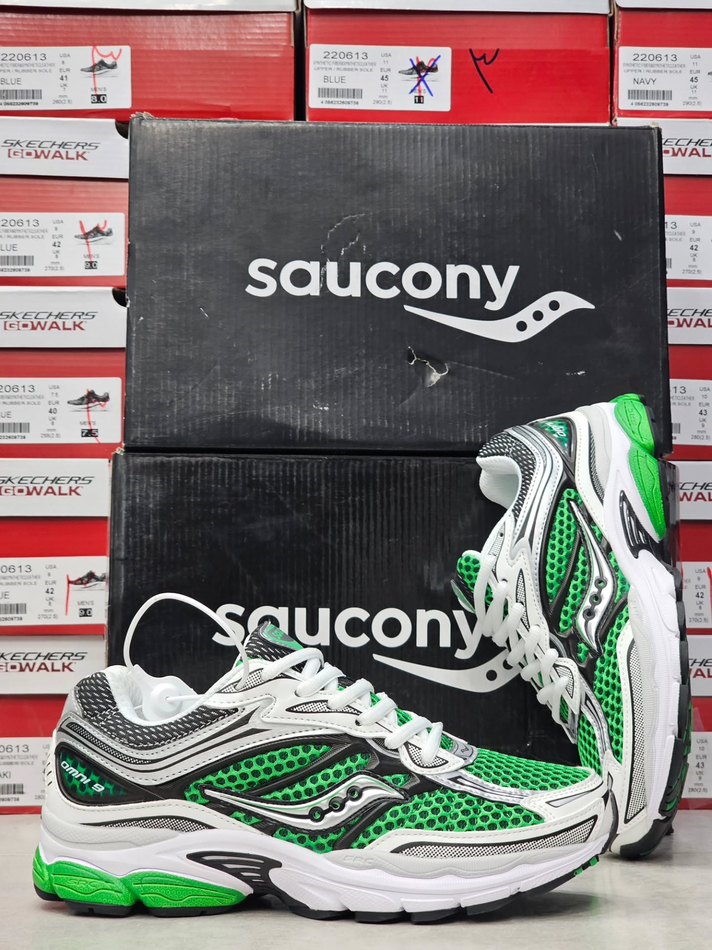 کتونی ساکونی تور درشت کیفیت مستر - سایز 40 تا 45 - Saucony Omni 9