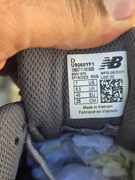 کتونی نیوبالانس 9060 کیفیت مستر - سایز 40 تا 45 - New Balance 9060