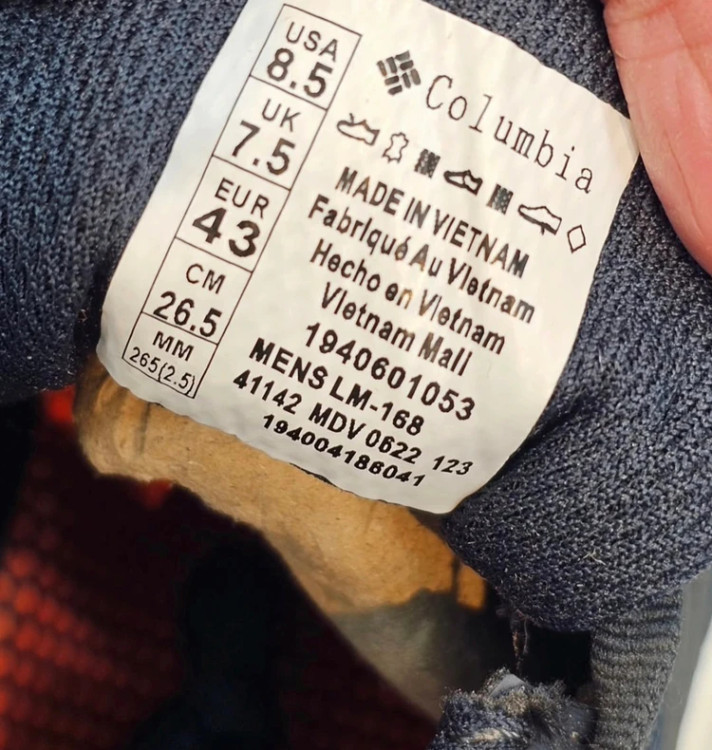 کتونی کلمبیا طبیعت گردی و ضدآب - سایز 40 تا 45 - Columbia GORE-TEX