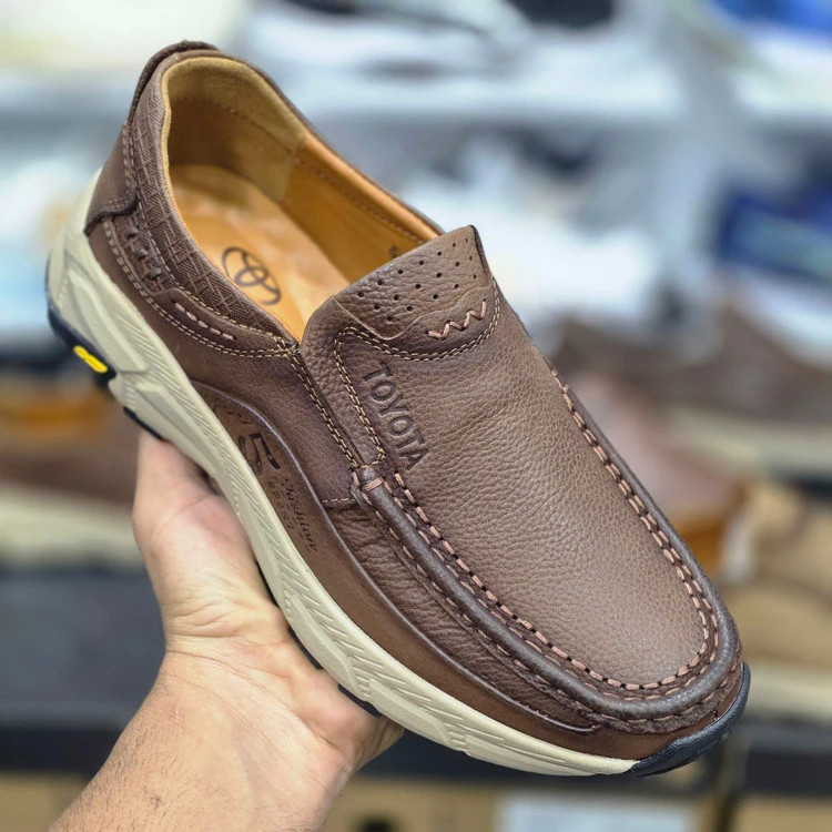 کفش چرم تویوتا کیفیت مستر - سایز 40 تا 45 - TOYOTA Shoes