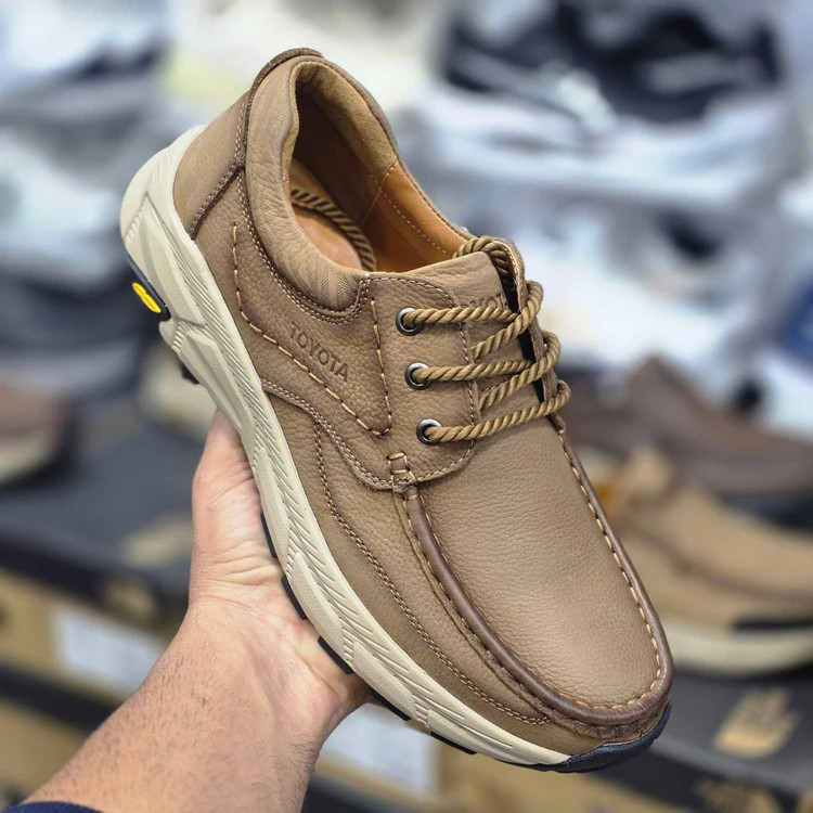 کفش چرم تویوتا کیفیت مستر - سایز 40 تا 45 - TOYOTA Shoes