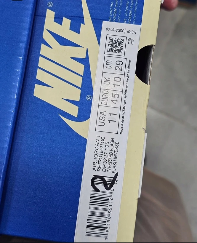 کتونی نایکی ایر جردن ساق دار ساخت ویتنام - سایز 40 تا 45 - Nike Air jordan