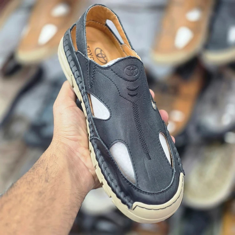 صندل چرم تویوتا کیفیت مستر - سایز 40 تا 45 - TOYOTA Sandal
