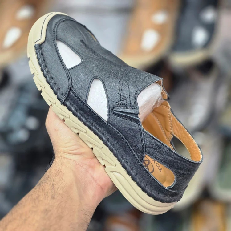 صندل چرم تویوتا کیفیت مستر - سایز 40 تا 45 - TOYOTA Sandal