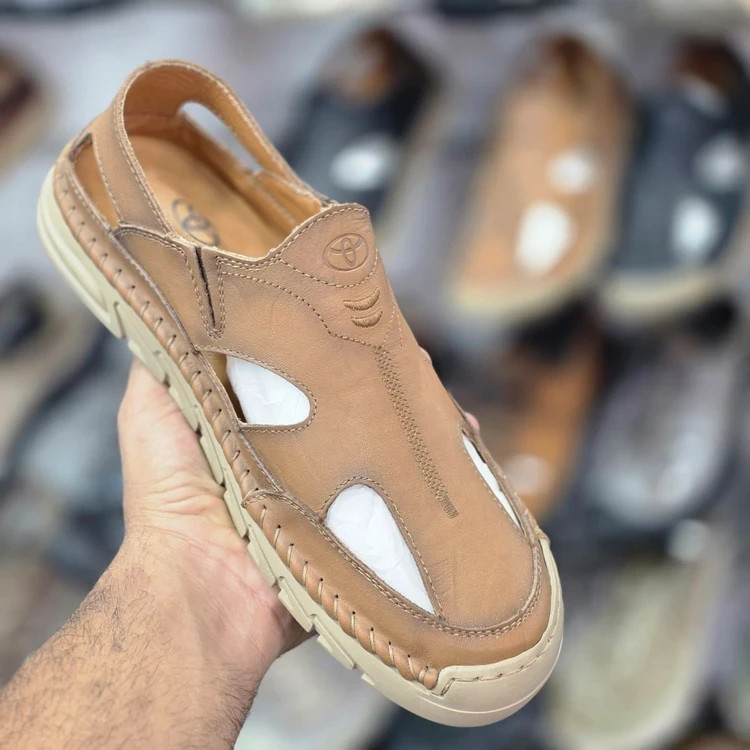 صندل چرم تویوتا کیفیت مستر - سایز 40 تا 45 - TOYOTA Sandal