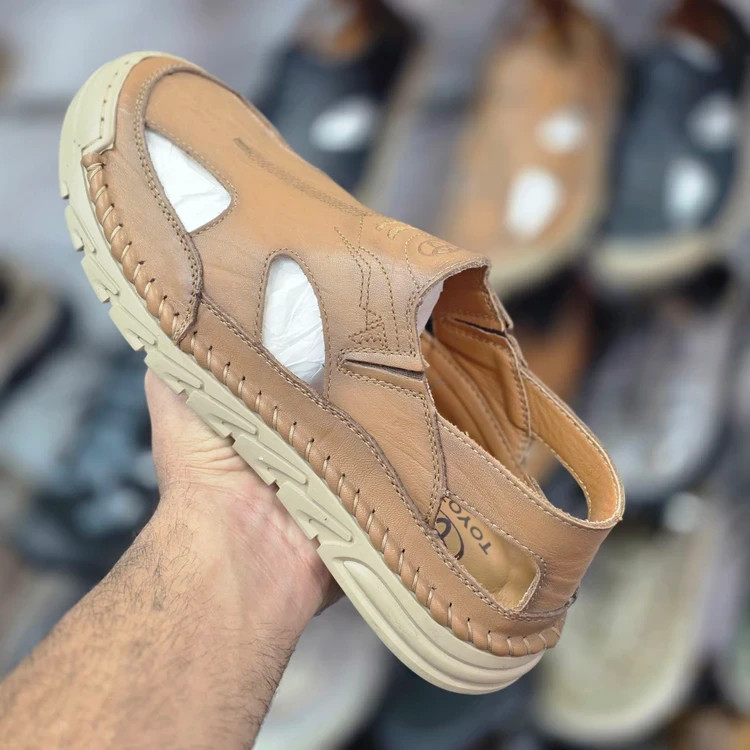 صندل چرم تویوتا کیفیت مستر - سایز 40 تا 45 - TOYOTA Sandal