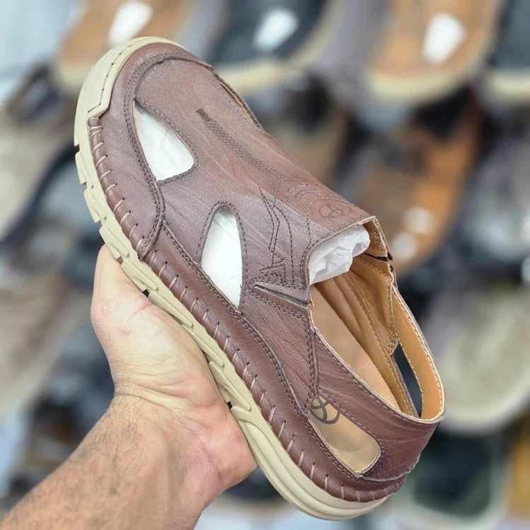 صندل چرم تویوتا کیفیت مستر - سایز 40 تا 45 - TOYOTA Sandal