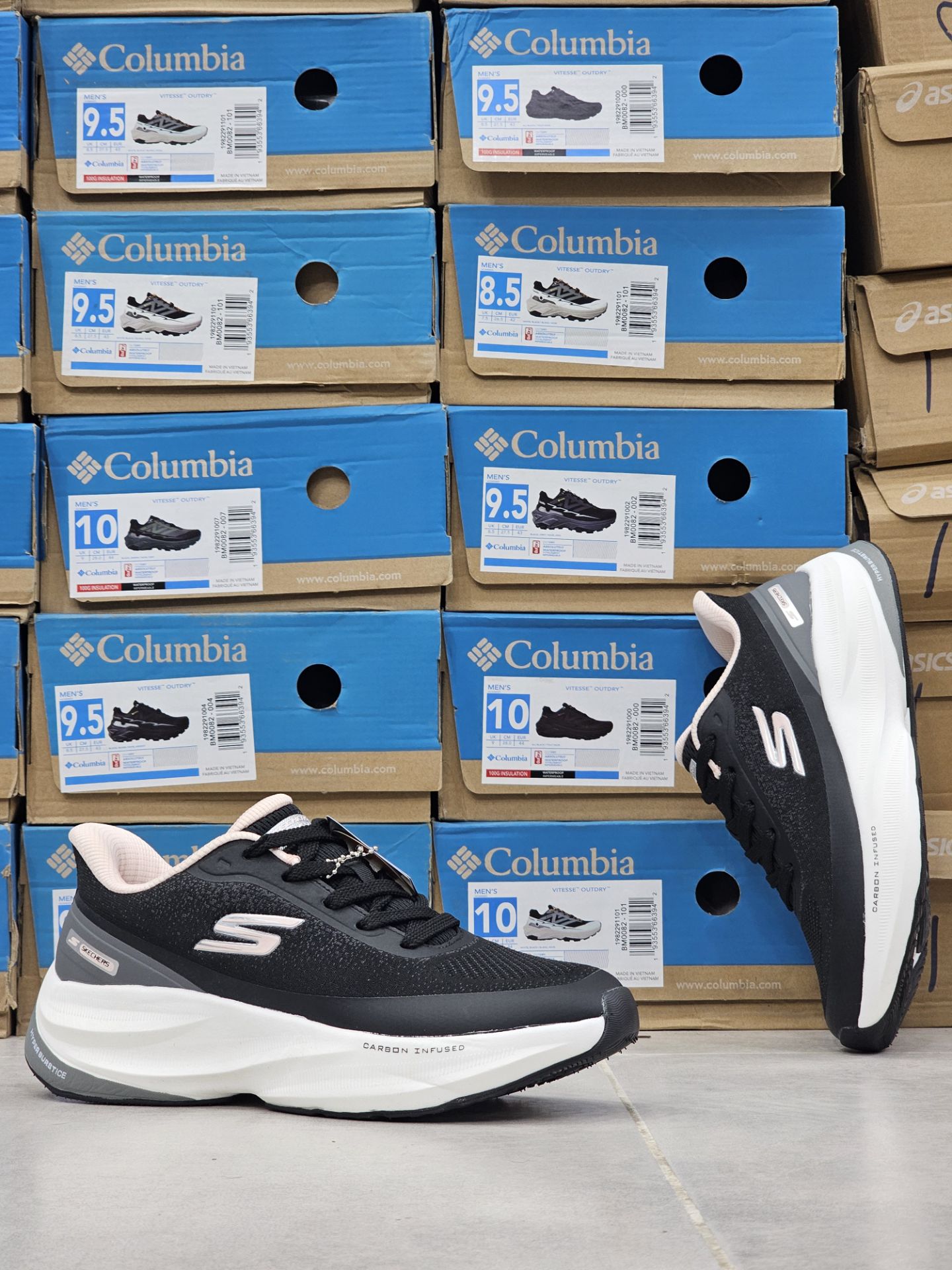 کتونی اسکیچرز هایپر برست کربن کیفیت مستر - سایز 37 تا 40 - Skechers Hyper Burst