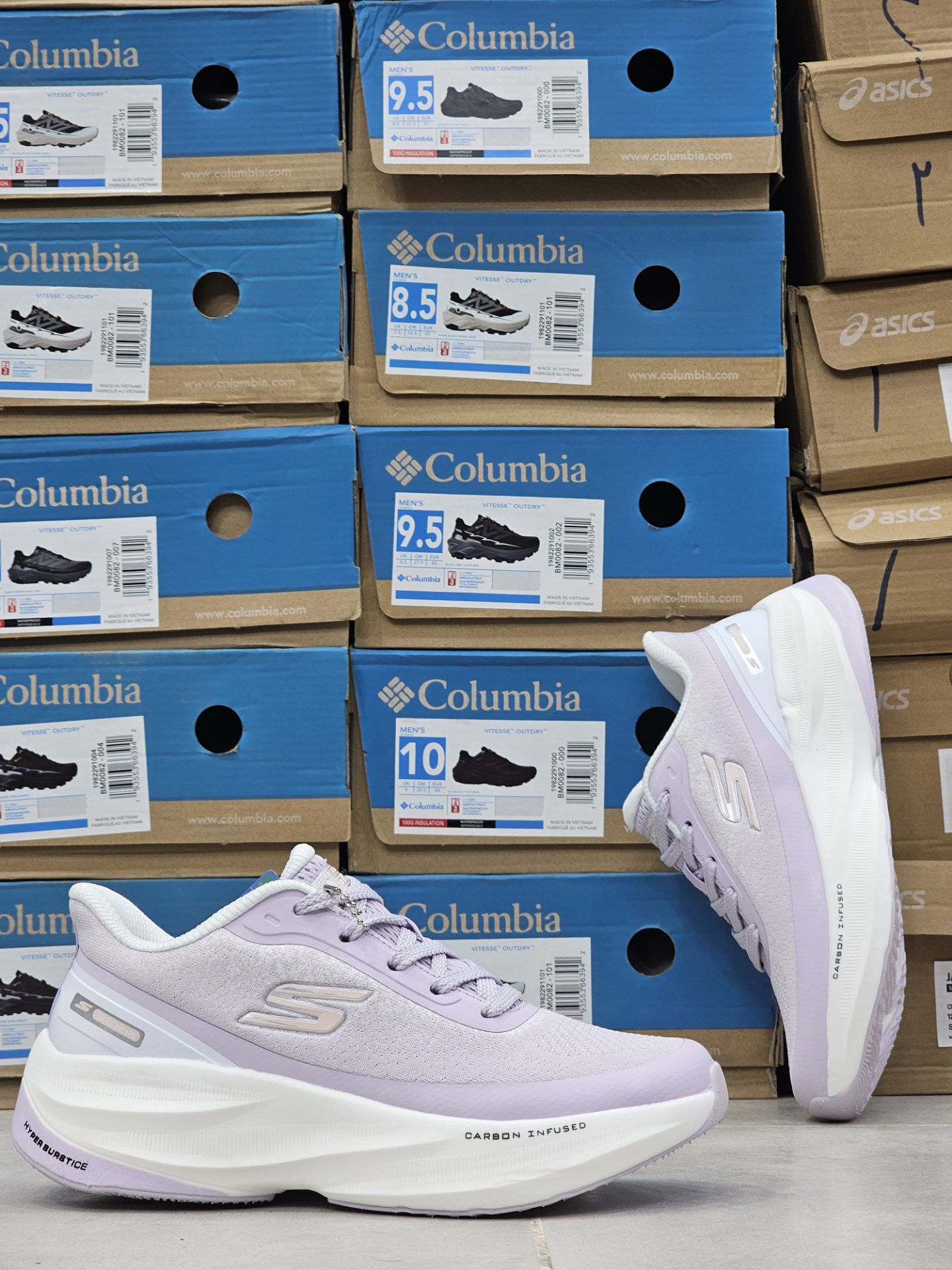 کتونی اسکیچرز هایپر برست کربن کیفیت مستر - سایز 37 تا 40 - Skechers Hyper Burst