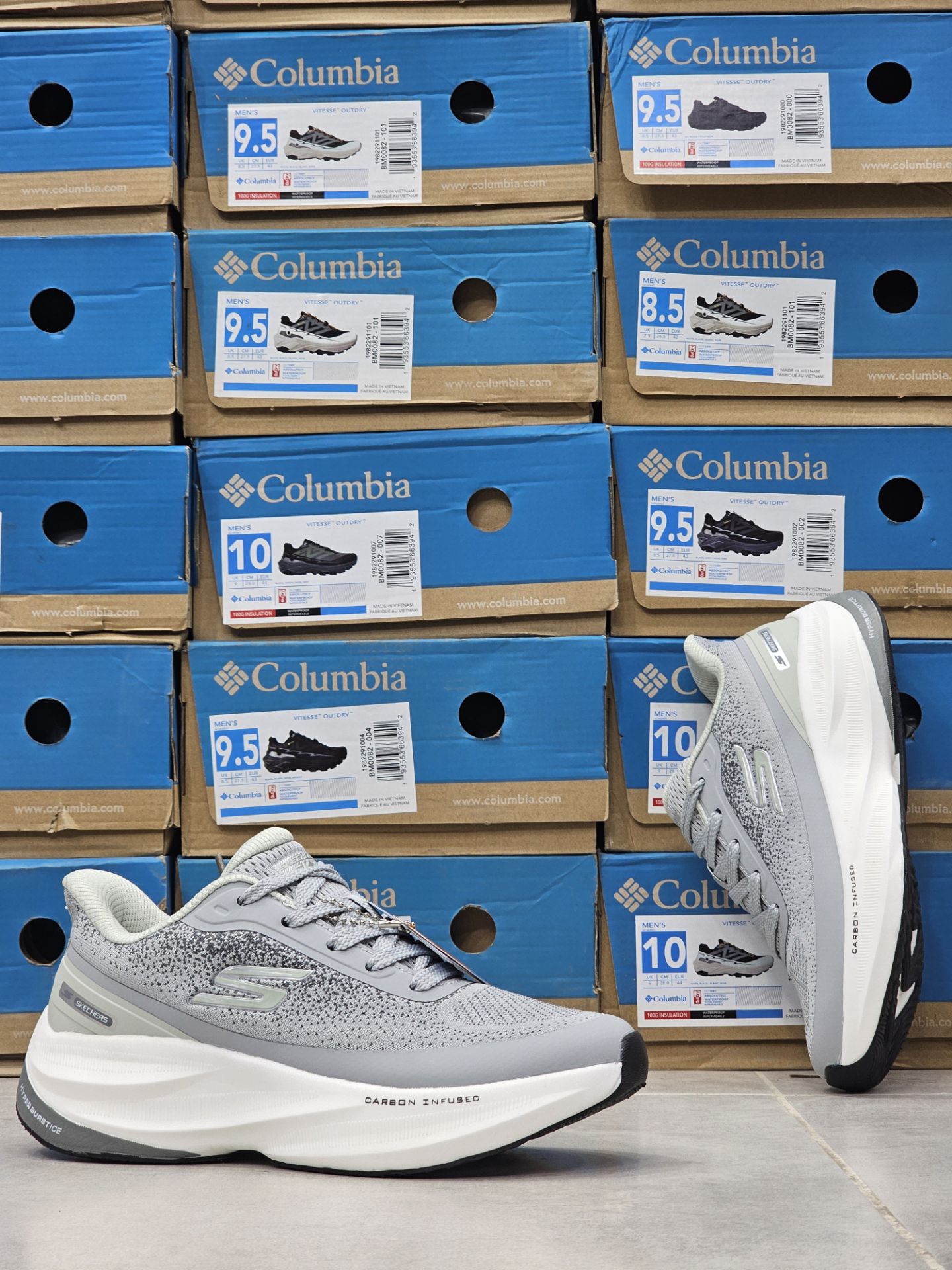 کتونی اسکیچرز هایپر برست کربن کیفیت مستر - سایز 37 تا 40 - Skechers Hyper Burst