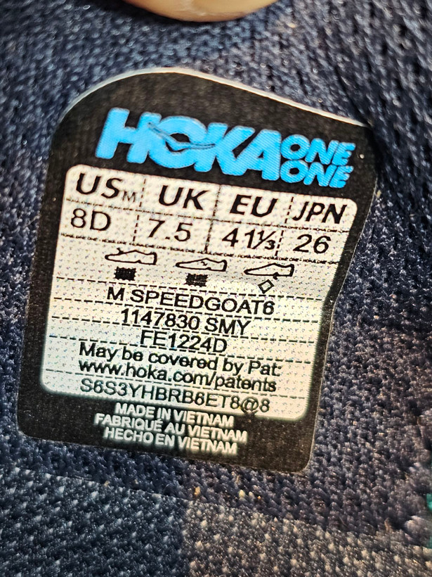 کتونی هوکا اسپیدگوت 6 ویتنامی وارداتی - سایز 40 تا 45 - Hoka Speedgoat 6