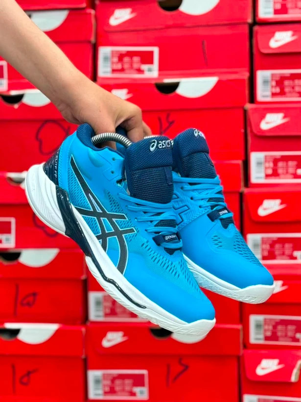 کتونی آسیکس مناسب والیبال، بدمینتون، تنیس، پدل کیفیت مستر - سایز 40 تا 45 - Asics Sky Elite
