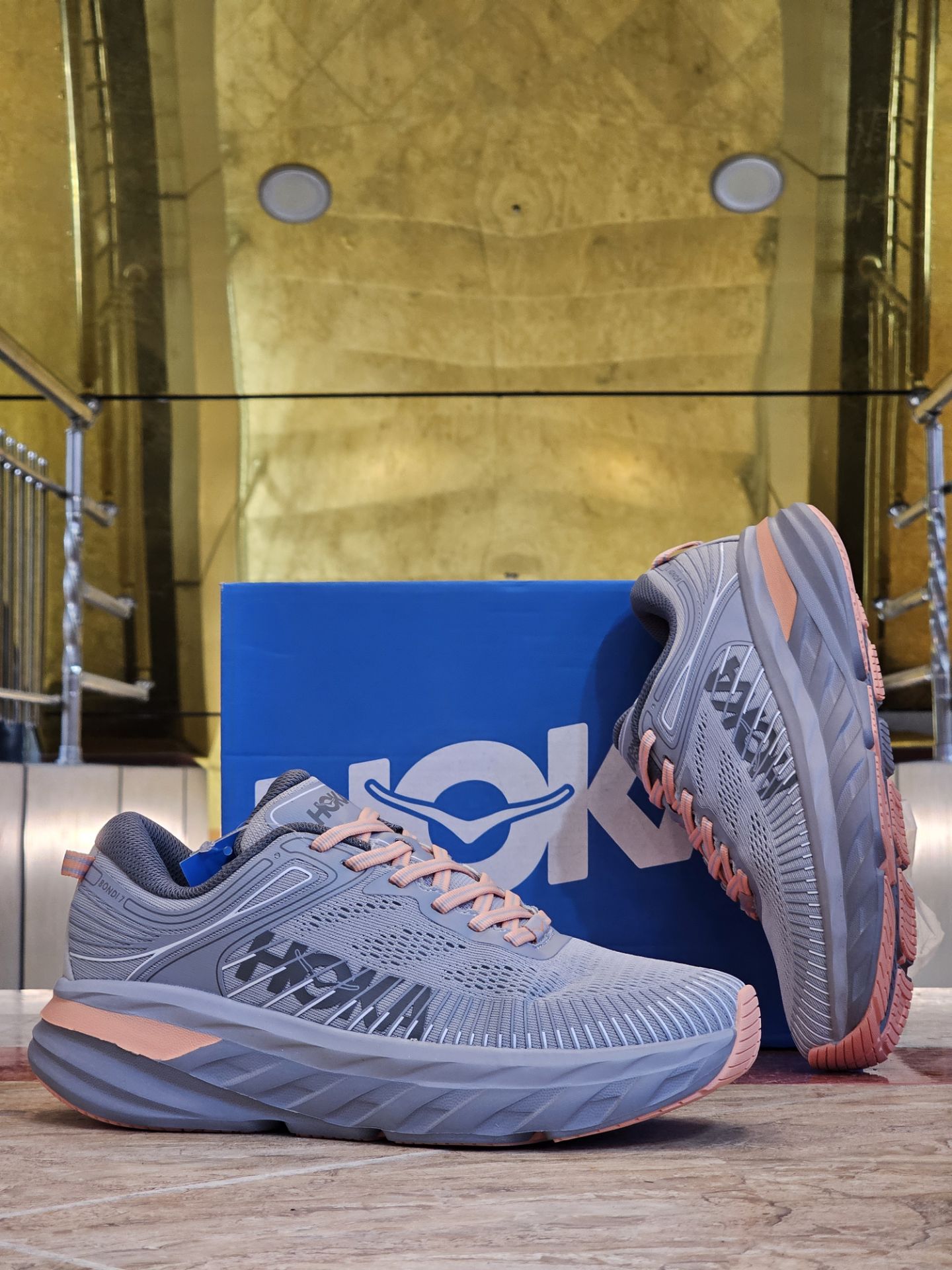 کتونی هوکا باندی 7 کیفیت مستر - سایز 40 تا 45 - Hoka Bondi 7