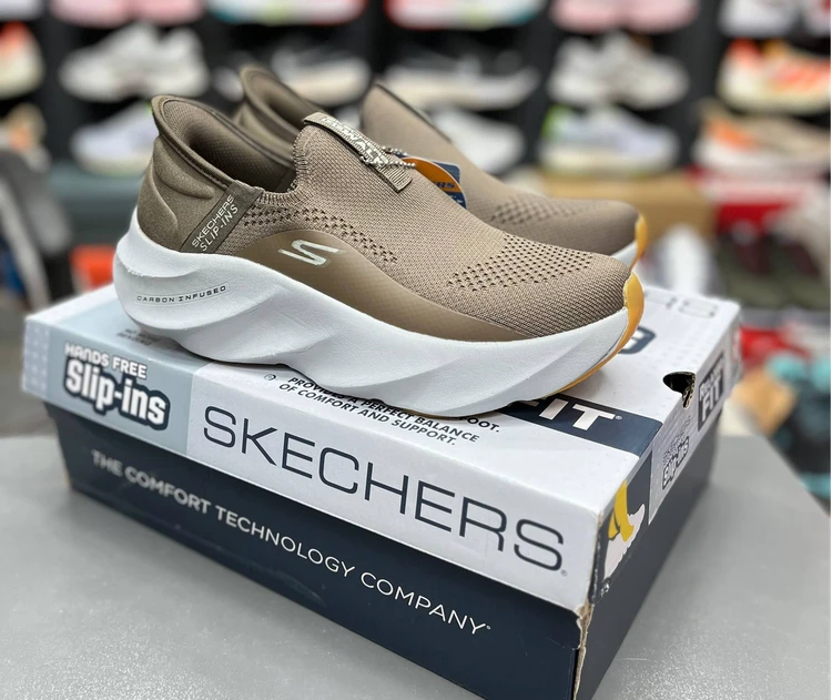 کتونی اسکیچرز اسلیپ اینز کربن بدون بند کیفیت مستر - سایز 40 تا 45 - Skechers Slip-ins Carbon