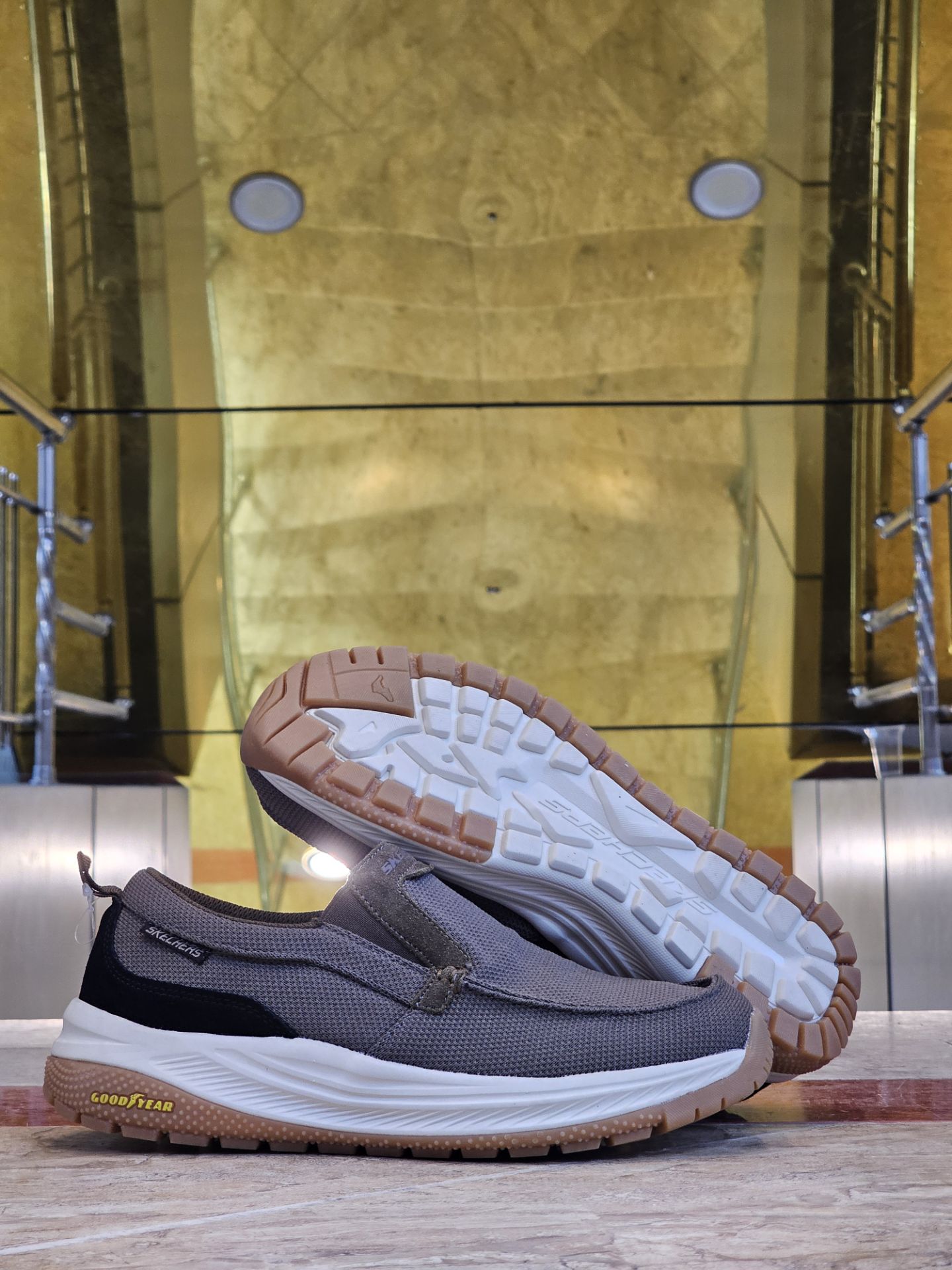 کتونی اسکیچرز اسلیپ اینز گودیر بدون بند کیفیت مستر - سایز 40 تا 45 - Skechers Slip-ins