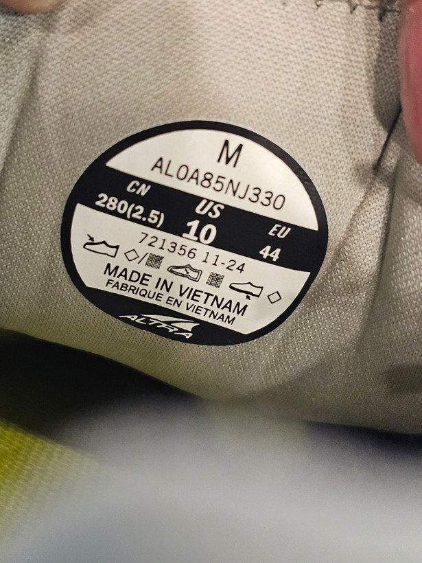 کتونی آلترا المپوس6 کیفیت مستر - سایز 40 تا 45 - Altra Olympus 6